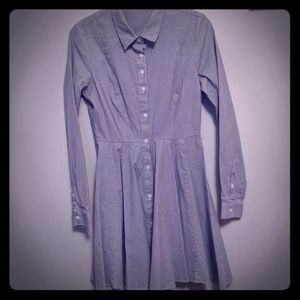 BGBG Gen railroad stripe skater shirtdress